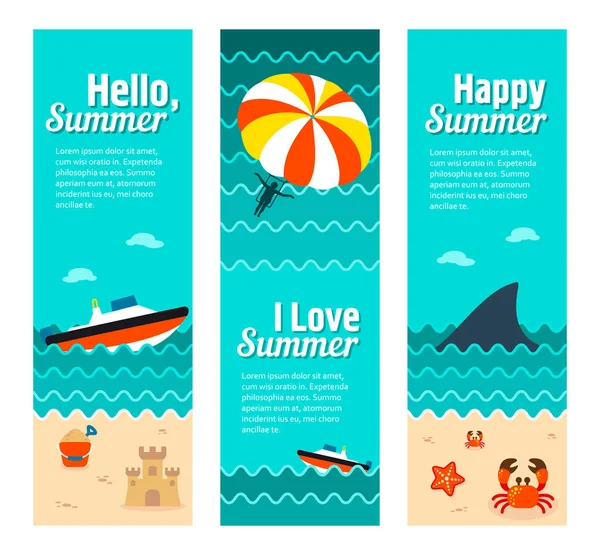 Seyahat ve tatil vektör afiş