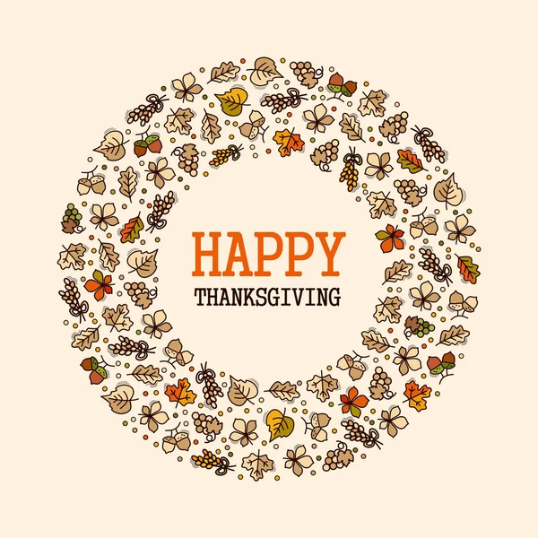 Открытки на День благодарения — стоковый вектор