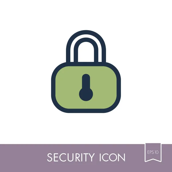 Lock icon. Concept password, blocking, security — Stock Vector