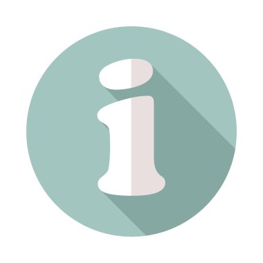 bilgi web simgesi. Yardım, SSS sembolü