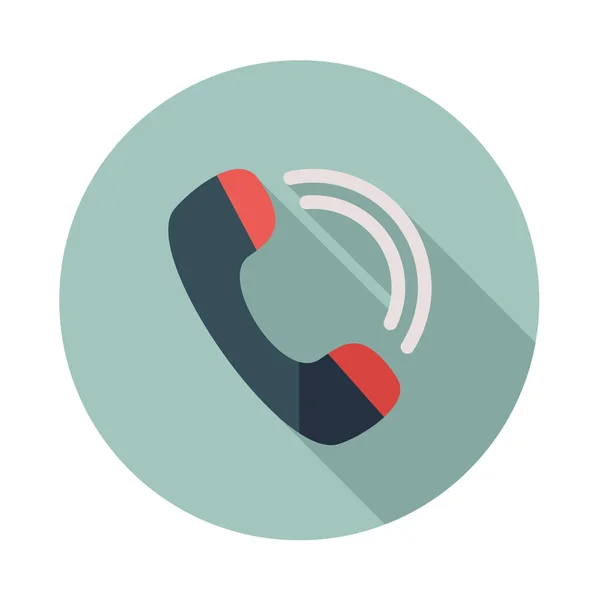 Teléfono icono del auricular — Vector de stock