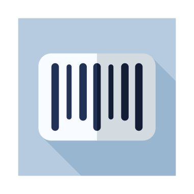 Barkod vektör simgesi