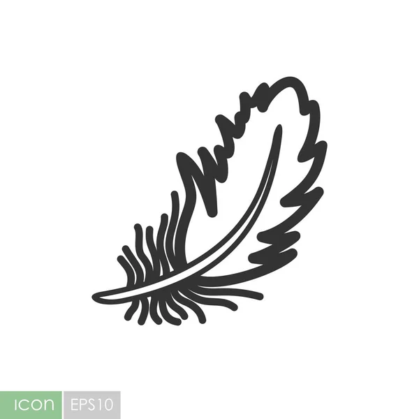 Icono de vector de pluma — Vector de stock