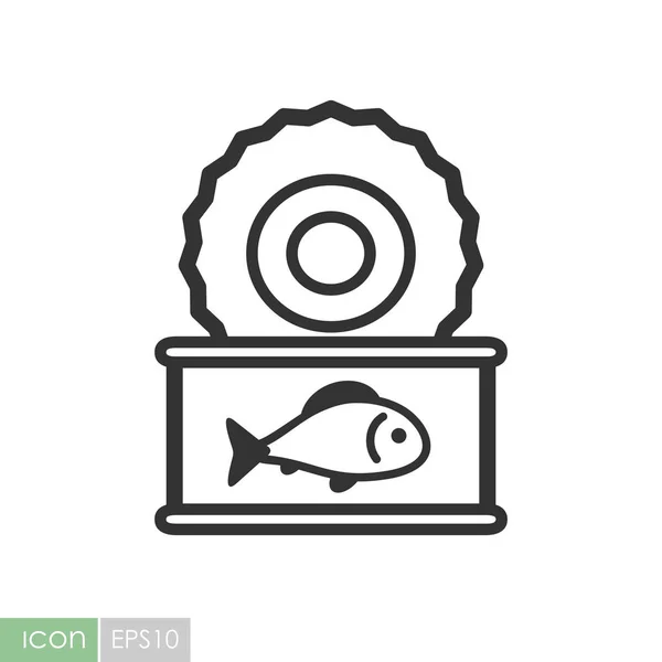 Fisch bewahrt Vektorsymbol — Stockvektor
