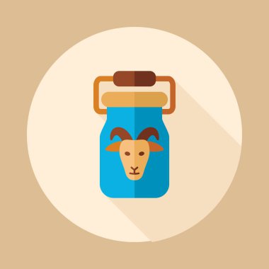 Süt için kapsayıcı simge vektör