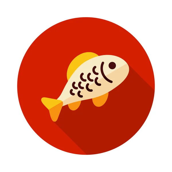 Fischvektorsymbol — Stockvektor