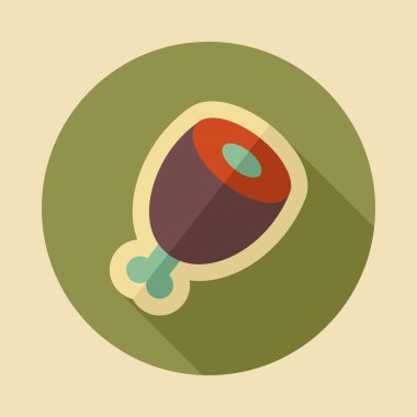 Et bacak vektör simgesi