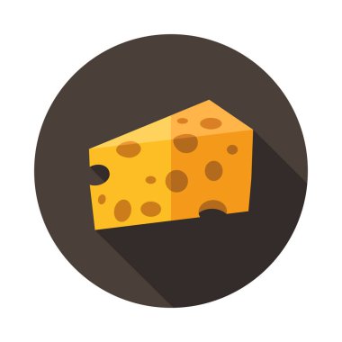 Peynir vektör simgesi parçası