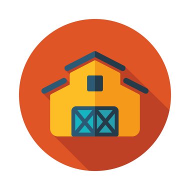Çiftlik barn vektör simgesi