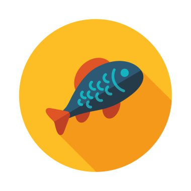 Balık vektör simgesi