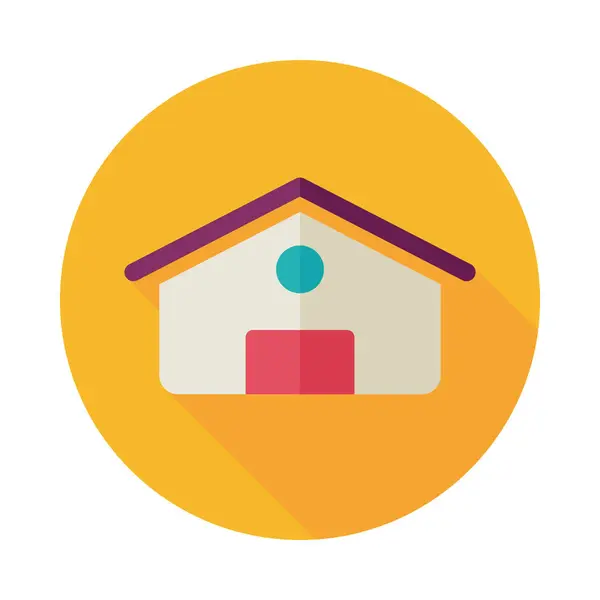 Farm barn vector icon — Stock Vector