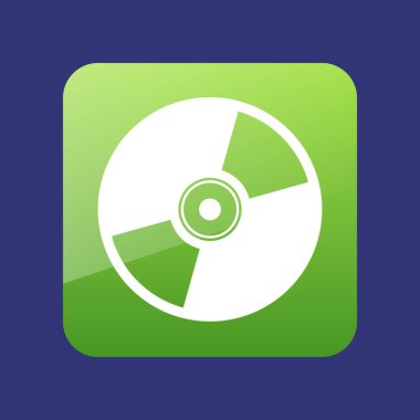 Vektör CD veya DVD simgesi