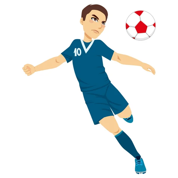 Professional Soccer Player — Stock Vector