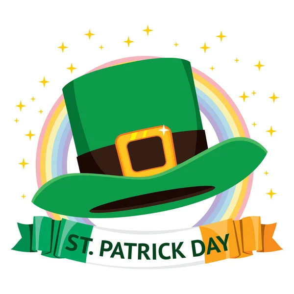 St Patrick Day Hat — Stock Vector