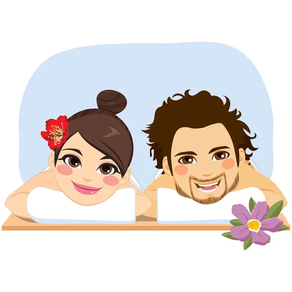 Spas pour couples — Image vectorielle