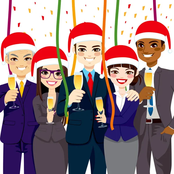 Business Christmas Party — Stock Vector