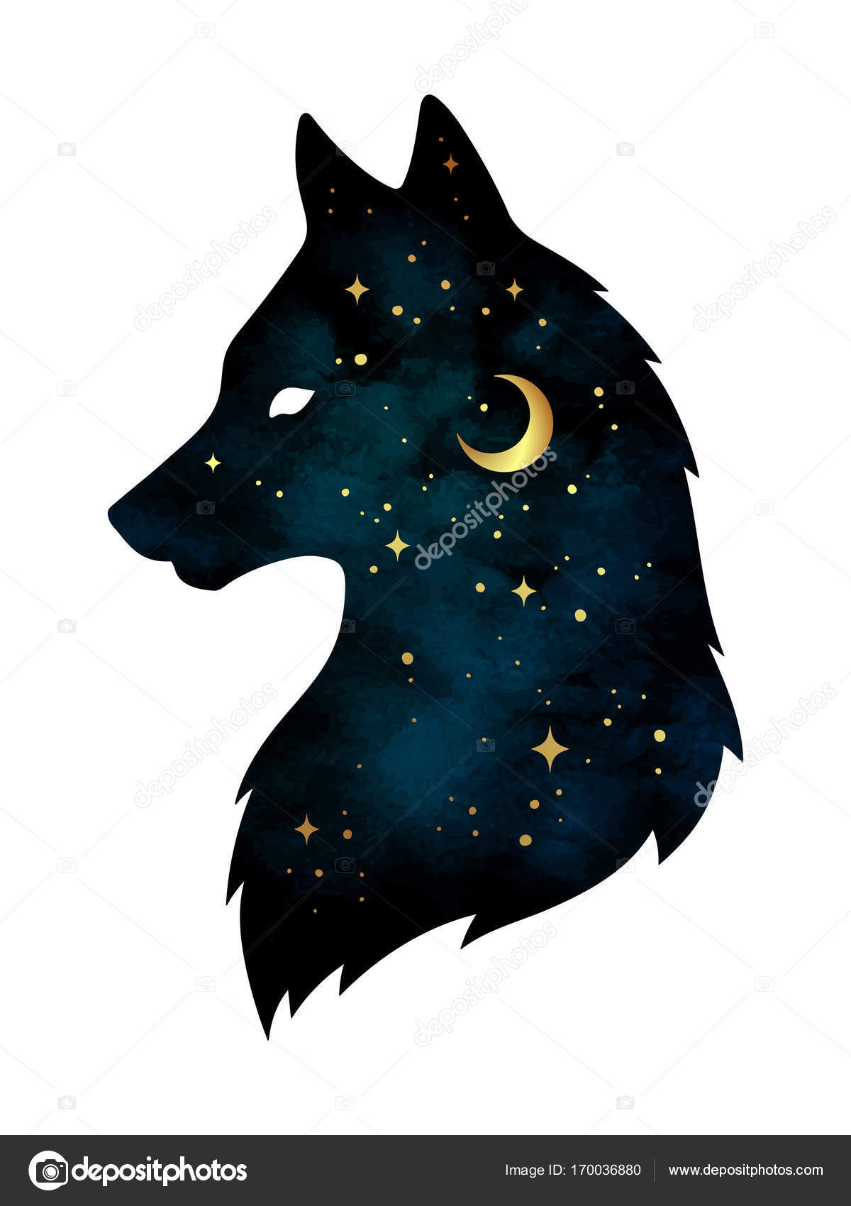 Silhuetas De Lobo Impressão De Etiqueta Isolada Ou Desenho De Tatuagem  Ilustração Vetorial Totem Pagão Arte Espiritual Familiar Wicca PNG , Cabeça  De Lobo, Lobo De Fogo, Lobisomem Imagem PNG e Vetor