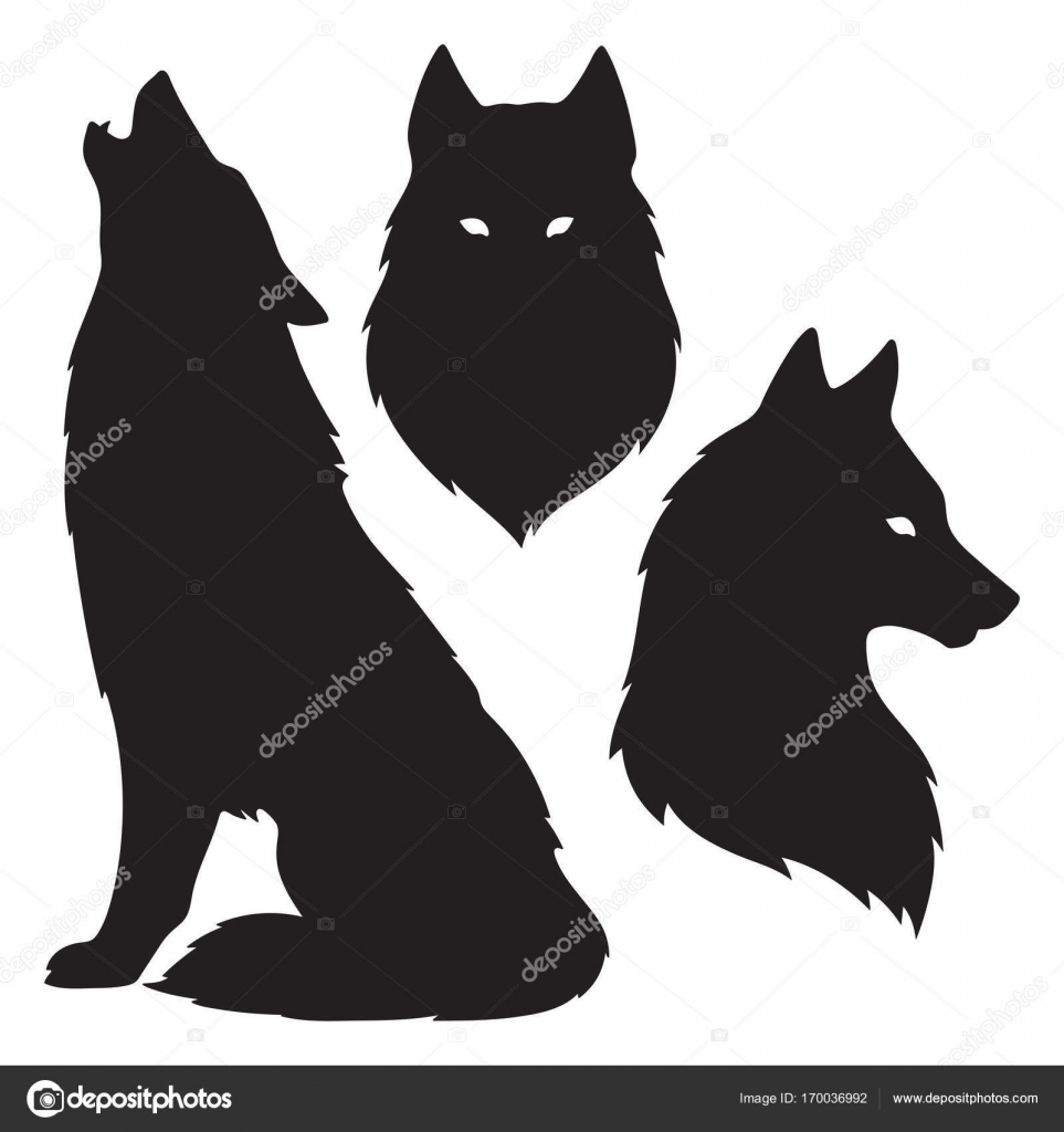Set Of Wolf Silhouettes Isolated Sticker Print Or Tattoo Design Vector Illustration Pagan Totem Wiccan Familiar Spirit Art Vector Image By C Croisy Vector Stock Set Of Wolf Silhouettes Isolated Sticker Print Or Tattoo Design Vector Illustration Pagan Totem Wiccan Familiar Spirit Art Vector Image By C Croisy Vector Stock