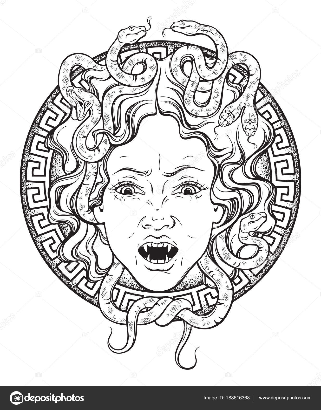 The Gorgons Art Print Medusa Witchcraft Dark Goddess 