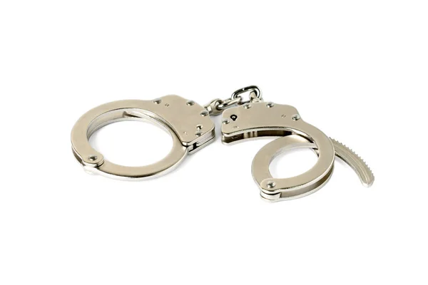 Bir beyaz çelik kelepçeleri