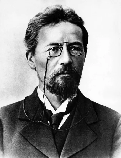 Rysk författare Anton Chekhov, 1899 — Stockfoto