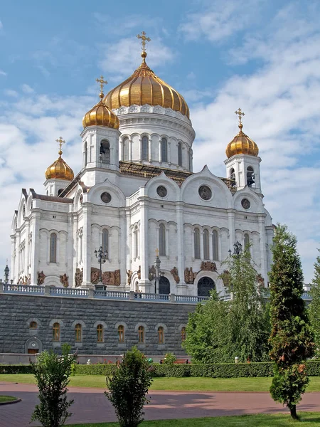 В Москве. Собор Христа Спасителя — стоковое фото