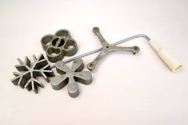 Hafif bir arka plan üzerinde yemek pişirme tanımlama bilgileri