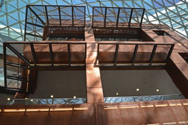 Warsaw, Polonya - 28 Ağustos 2014: Alışveriş Merkezi 