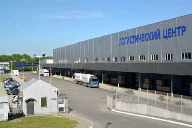 Kaliningrad, Rusya - 28 Mayıs 2017: yazıt 