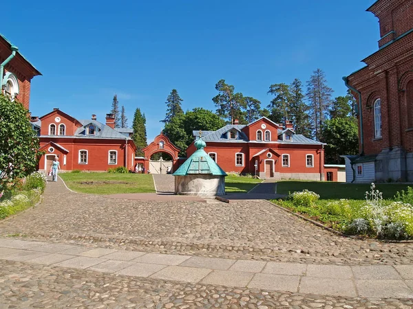 列辛斯基 monastery valaam 修道院的 — 图库照片