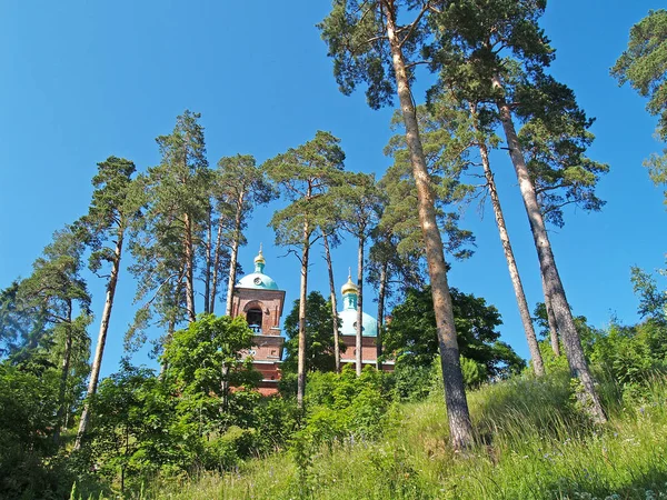 Voskresensky Cathedral in the territory of the Valaam monastery — Stock Photo, Image