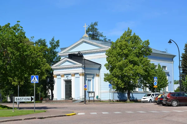 Lutherska kyrkan St. Ioann. Hamina, Finland — Stockfoto