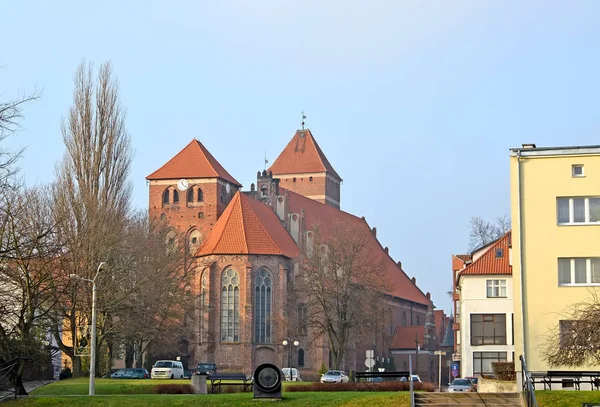 View of the Joint basilica of the Saint Ezhi. Poland, Kentshin — Stock Photo, Image