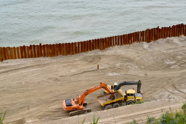 Bina ekipman Baltık Denizi kıyısında güçlendirilmesi banka koruma