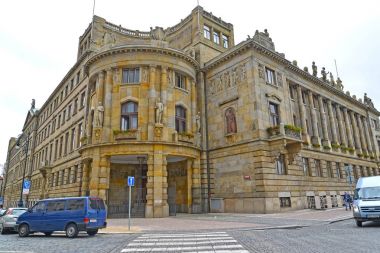 Prague, Çek Cumhuriyeti - 28 Nisan 2014: Yapı Sanayi ve ticaret
