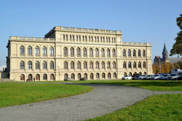 Building of the Konigsberg exchange (1875). Kaliningrad — Stock Photo, Image