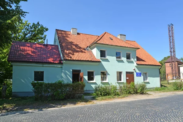 Bau einer medizinischen Versorgungsstation. zheleznodorozhny, Gebiet Kaliningrad — Stockfoto