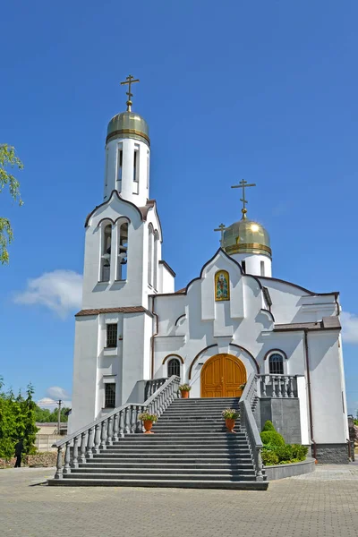 El templo del prelado Tikhon - el patriarca de Moscú y toda Rusia. Polessk, región de Kaliningrado — Foto de Stock