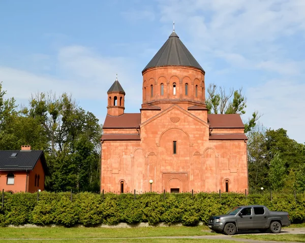 Armenian Church of St. Stepanos on a sunny summer day. Kaliningrad — Stock Photo, Image