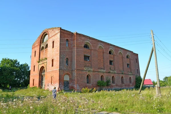 La antigua kirha de Jurgaitschen (1845). Pueblo de Kanash, región de Kaliningrado —  Fotos de Stock