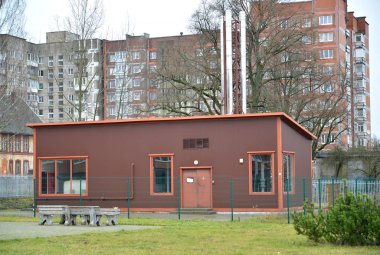 Sovyet gazlı kazan dairesi. Kalininingrad bölgesi
