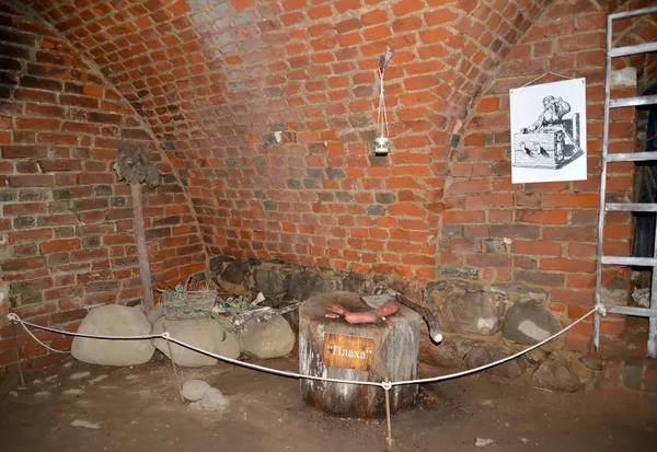 Región Kalininingrad Rusia Mayo 2018 Fragmento Una Cámara Tortura Museo — Foto de Stock