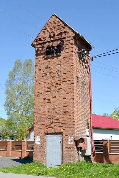 Transformer Substation German Construction Village Necrasovo Kaliningrad Region — Stock Photo, Image