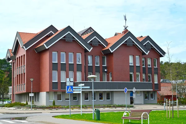 Das Gebäude Der Stadtverwaltung Von Neringa Nida Litauen — Stockfoto