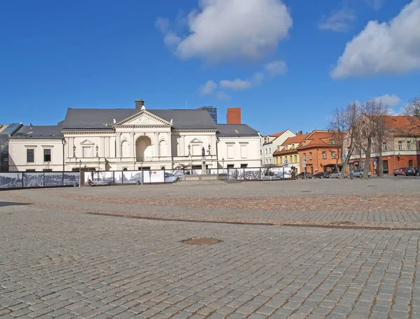 Klaipeda Lithuania March 2012 Theater Square Drama Theater Spring Day — Stock Photo, Image