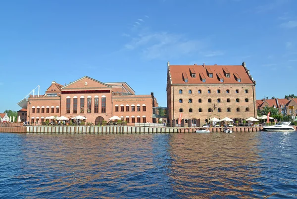 Gdansk Poland August 2017 Frideric Chopin Polska Baltiska Filharmoniska Byggnader — Stockfoto