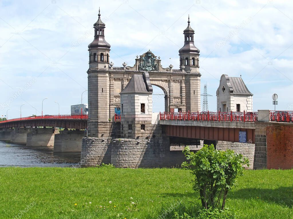 Queen Louise Bridge over the Neman River. Sovetsk, Kaliningrad region