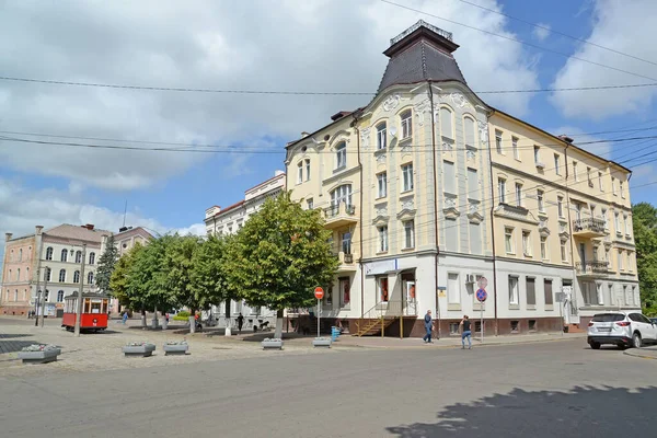 Sovetsk Russia Juli 2019 Bostadsbyggande Förkrigsbyggnad 1907 Kaliningradregionen — Stockfoto