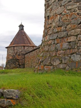 Solovetsky Manastırı 'nın Dönüşümü' nün Aziz Nicholas Kulesi. Arhangelsk bölgesi