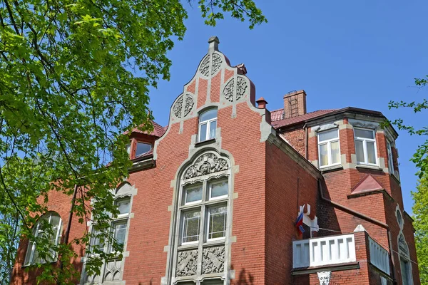 Former Villa Edward Schmidt Senior 1903 Kaliningrad Victory Avenue — Stock Photo, Image